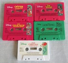 5 Disney Cassette Tapes Oliver   Co Fox   Hound Great Detective Ariel Lion King