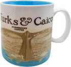 Genuine  12oz Coffee Mug Cup  limited Edition  turks   Caicos 