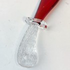 Vintage Ruby Flashed Glass Souvenir Decorative Art Piece - 6  Sabre Shape