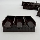Set Of 6 Vintage Plastic Chip-o-racks Poker Chip Holders