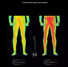 1pc Men Winter Thermal Fleece Leggings Warm Compression Long Pants - New