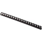 Fellowes Plastic Comb Bindings 3 8  Diameter 55 Sheet Capacity Black 100