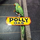 Polly Gas Porcelain Enamel Sign 20 X 30 Inches
