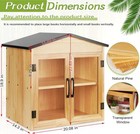 Little Library Box Outdoor Free Library Kit  Updated Double Doors Literature