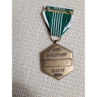 Vtg Us Army Commendation Medal Military Service Award Green White Ribbon Usa