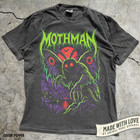 Mothman Vintage Comic Style T Shirt  Dark Spooky Mothman Tee  Mythical Creature