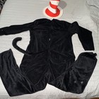 Elope Dr  Seuss Cat In The Hat Costume Black Jumpsuit Tail   Red white Hat
