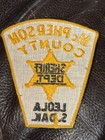 Vintage Mcpherson County Sheriff Dept  Shoulder Patch Leola South Dakota Nos