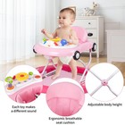 5-in-1 Baby Walker With Wheels  Activity Walker  Car  Bouncer   Rocker - Adju   