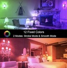 8 Pack Rgb Led Color Changing Light Bulb  40w Equivalent 12 Color Choices 