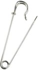 22 Pack Heavy Duty Steel Safety Pins Silver Extra Large Blankets Skirts Kilts 3 