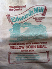 Edward Mills Bag School Of The Ozarks Vtg Yellow Corn Meal 5 Lb  14 1 2  X 8 1 2
