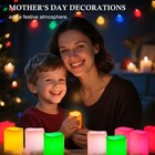 Multi Color Changing Votive Flameless Candles With Remote And Timer - Battery   
