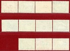 Malaya Perak 1957-61   127-37  Mint  Og  Nh  Scv  37 15  lot  2 