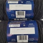 2 Skeins Bernat Super Value Lot Black 7 Oz Ea Acrylic No Dye Lot 164053-07421