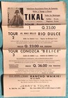 Guatemala Tourist Information 1970 s Fold Out Handbill And Tour Flyer