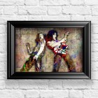 Van Halen Poster Van Halen Pop Art Poster  Fine Art Print 8x10inch Free Ship