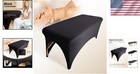Machine Washable Spa Bed Cover - Soft Protective Topper For Beauty Tables