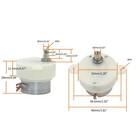 Js-30 Dc 12v 7rpm Double Flat Shaft Gear Electric Motor Low Speed Rotating