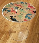 Kartell Lou Lou Ghost Special Edition Crystal Dinosaur Table And Chairs Set