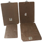 Vintage Masonite Clipboards Lot Of Four Oic A w  2  Small Unmarked Industrial