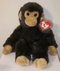 Ty Large Plush Classic 1996 Chuckles The Monkey 15  Mwmts Stuffed Animal Toy