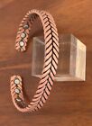 Pure Copper Magnetic Bangle Bracelet Arthritis Pain Relief Balance Energy Cuff