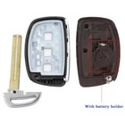 Replacement Key Fob Cover Case Fit For Hyundai Sonata 2017-2019 Keyless Shell 4b