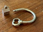 Vintage Tiffany   Co  925 Sterling Silver Key Ring House Home Key Chain