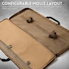 Perfbags Single Rifle Case Bag 42  Khaki Color  Tactical Padded Soft Gun Case