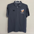 Adidas Mens Large Fc Cincinnati Fcc Mercy Health Regular Fit Golf Polo Shirt Mls