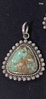 Vintage Southwest Navajo Style Marked Bell Sterling Earrings   Pendant