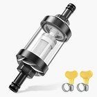 5 16-inch Inline Fuel Filter - Washable Fuel Filter For 5 16-inch Fuel Lines 