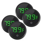 4pcs Digital Led Aquarium Thermometer For Fish Tank   Reptile Terrarium - Water