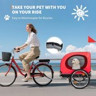 Dog Bike Trailer  Supports Up To 88 Lbs  Pet Cart Bicycle Carrier  Easy Folding