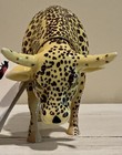 Cow Parade Leopard Print Cow Figurine  9169  New York City 2000 Nib