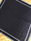 New 14  100  Silk Pocket Square Men s--- Deep Sea Blues M6
