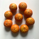 9 Artificial Orange Lot Tangerines Realistic Fake Fruit Home Decor Staging Prop