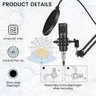 Podcast Equipment Bundle  Recording Studio Package With Microphone    