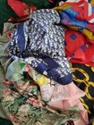 -lot Of 125 - Vintage Scarf Scarves Silk All Sizes Colors Dior Ysl Schiaparelli