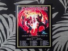 Iron Maiden 2022 Legacy Of The Beast North America Tour Promo Magnet W dates    