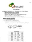 Used Lustran Corn Plates For Flat Seeds Used In John Deere 71 Planters