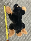 Fao Schwarz Plush German Shepherd Dog Black Brown Puppy Stuffed Animal 14   