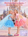 Princess Dress Up Clothes For Little Girls Kids One Size  Multicolored