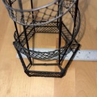 Lighthouse Candle Holder Black Metal 12  Tall Set Of 2 Beach Sea Vintage