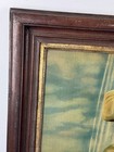 C 1875 Rock Of Ages Ii German Lithograph W  Original Frame   Glass Divine Mercy