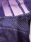 Uk Quatro Quattro Gymnastics Dance Leotard Am Medium Royal Purple Rhinestones