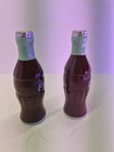 Vintage Coca-cola Salt   Pepper Shakers Coke Bottles Ceramic C-185