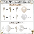 Pearl White Balloons  50 Pcs Bridal Shower Wedding Engagement Party Balloon