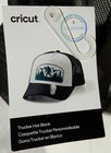 Lot Of 2 Cricut Trucker Baseball Hats Black W white Fronts  Blank New